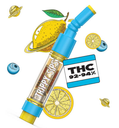 Trippy Sips Blue Lemonade Liquid Diamond 0.95g Prefilled Vape Cartridge