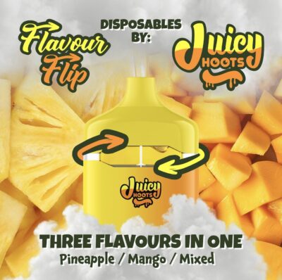 Juicy Hoots Pineapple and Mango Flavour Flipper 1g Disposable Vape Pen